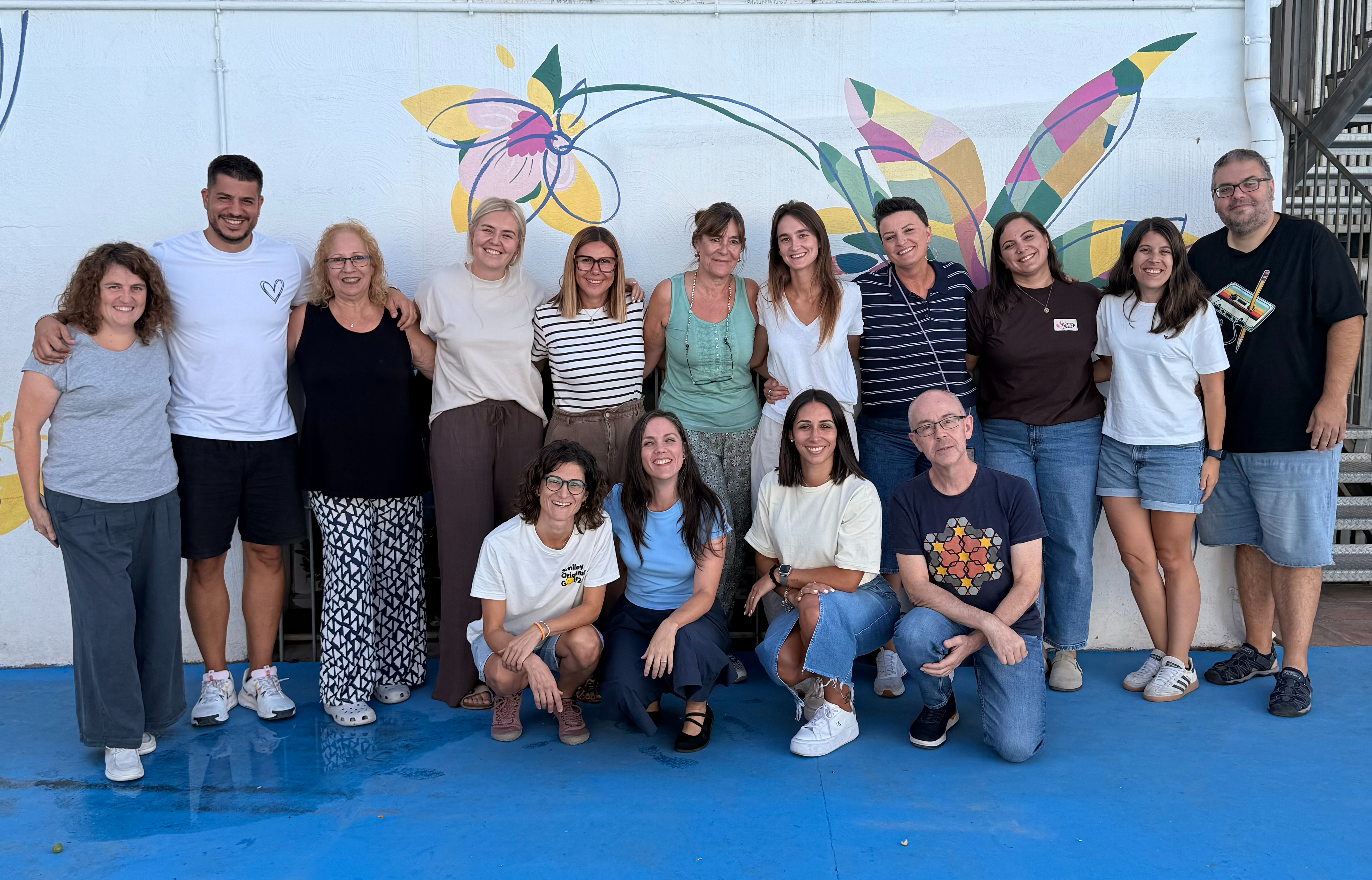 Foto de l'equip POESiA de l'escola FEDAC Ripollet.